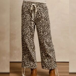 BiBi Leopard Denim Pants XL